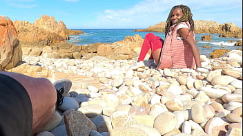 I lick all the cum of sugardaddies cock on a secret beach after our hike I lick all the cum of sugardaddies cock on a secret beach after our hike