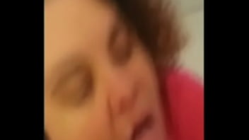 Fatty blowjob and cum swallow