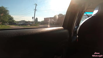 Taxi ride gone wild vicky sucks me on a back seat