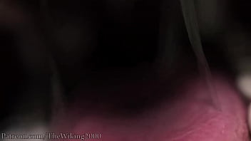 Skinny giantess eats two in the jungle