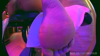 Her stepfather's friend arrives with a surprise