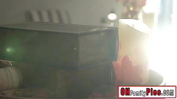 Amazing latina teen and hot asian babe swallowed big cock after hot babes enjoyed pussy fucking and pussy lickng