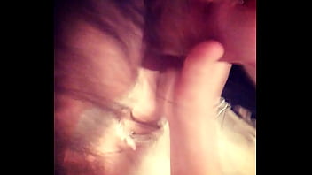 Teen girl sucks boyfriends dick