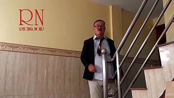 Cheating housewife plumber and cuckold husband at the kitchen scene 2