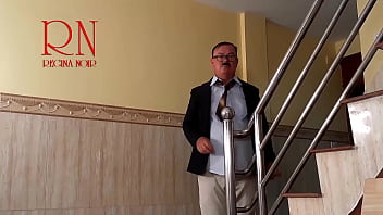 Cheating housewife plumber and cuckold husband at the kitchen scene 2