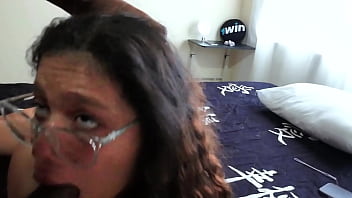 I find my stepdaughter in her pajamas in bed and she just wants my black cock