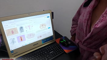 Aula de anatomia e punheta sexo com madrasta de peitos naturais milf