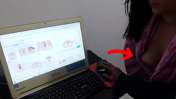 Aula de anatomia e punheta sexo com madrasta de peitos naturais milf