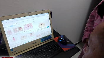 Aula de anatomia e punheta sexo com madrasta de peitos naturais milf
