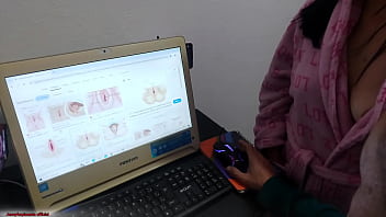 Aula de anatomia e punheta sexo com madrasta de peitos naturais milf