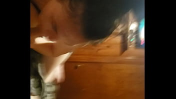 Amateur blow job