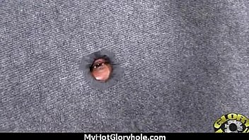Teen ebony awesome gloryhole blowjob 11