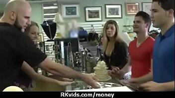 Amateur girl accepts cash for sex from stranger 29