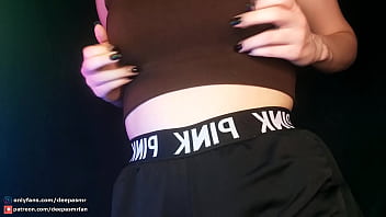 Asmr girl sneezes her ass in sexy shorts