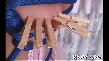 Cute gal endures sadomasochism