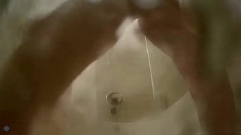 View from the floor of my shower