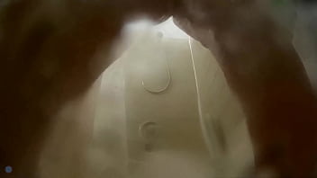 View from the floor of my shower