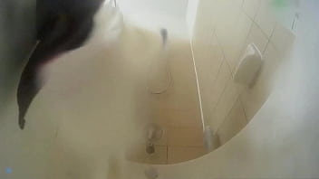 View from the floor of my shower