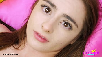 Show stopping brunette stunner naked close up