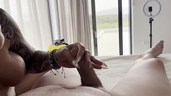 Lucky punter with jessie rae