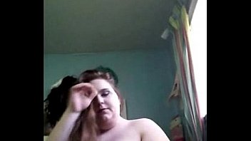 Really fat milf masturbates