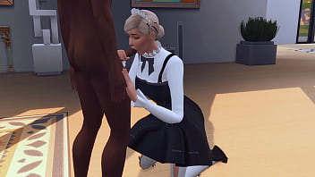 Sexy maid was interviewed for hard anal sex by the bbc sims 4 hentai sfm