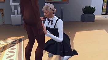 Sexy maid was interviewed for hard anal sex by the bbc sims 4 hentai sfm