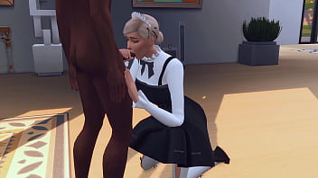 Sexy maid was interviewed for hard anal sex by the bbc sims 4 hentai sfm