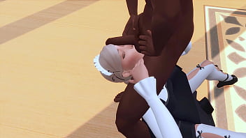 Sexy maid was interviewed for hard anal sex by the bbc sims 4 hentai sfm