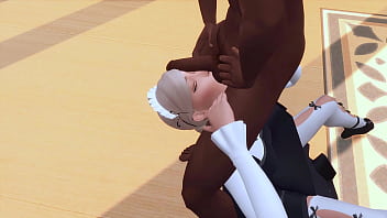Sexy maid was interviewed for hard anal sex by the bbc sims 4 hentai sfm