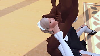 Sexy maid was interviewed for hard anal sex by the bbc sims 4 hentai sfm