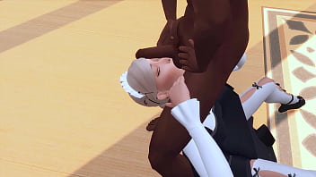 Sexy maid was interviewed for hard anal sex by the bbc sims 4 hentai sfm