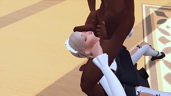 Sexy maid was interviewed for hard anal sex by the bbc sims 4 hentai sfm