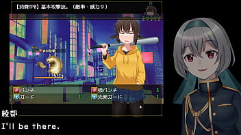 She goes up against the men alone but 3 4