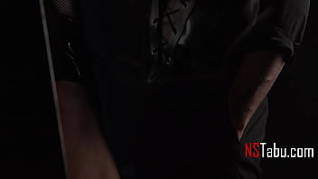 Tied up blonde milf is balls deep into bdsm