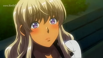 Rubia con pechos enormes y bronceada lo hace con su compañero gordito