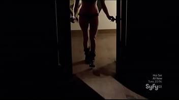 Actresses go outdoors in their underwear for a dare euf