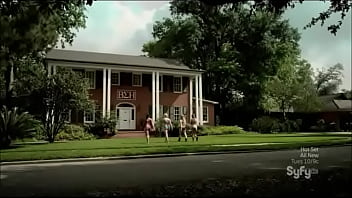 Actresses go outdoors in their underwear for a dare euf