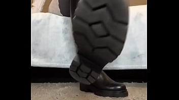 Small test sample •full video on #boots #feetfetish #fetish #leatherboots #nylonfetısh #nylontights #