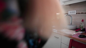 She got bored and started undressing in front of the window