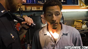 Two Horny Cops Fucking A Thug Part 1 thumbnail