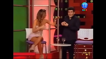 Hot argentine karina jelinek shows a number of upskirt oops moments on live television Hot argentine karina jelinek shows a number of upskirt oops moments on live television