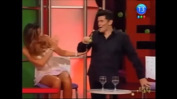 Hot argentine karina jelinek shows a number of upskirt oops moments on live television Hot argentine karina jelinek shows a number of upskirt oops moments on live television