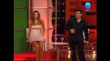 Hot argentine karina jelinek shows a number of upskirt oops moments on live television Hot argentine karina jelinek shows a number of upskirt oops moments on live television
