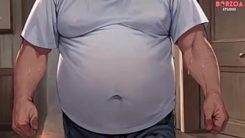 Busty skirt girl gets taught a lesson by bastard step father