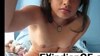 Sexy and horny indian teen fingering on camera