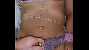 Vered wifey bedroom play purple lingerie