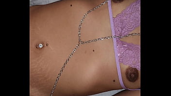 Vered wifey bedroom play purple lingerie