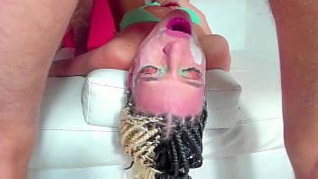 Ruthlessly destroyed face sloppy