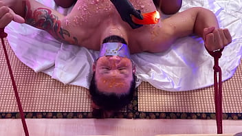 Cute male slave gets what he deserves